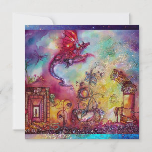 GARTEN DER VERLORENEN SCHATTEN - ROTER DRAGON FLIE EINLADUNG