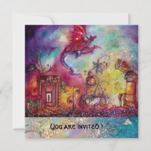 GARTEN DER VERLORENEN SCHATTEN - ROTER DRAGON FLIE EINLADUNG