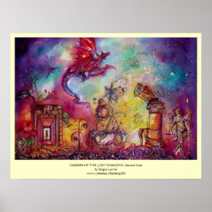 GARTEN DER VERLORENEN SCHATTEN - ROTER DRAGON FLIE POSTER
