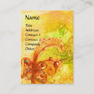 GARTEN DER VERLORENEN SCHATTEN - ROTER DRAGON FLIE VISITENKARTE