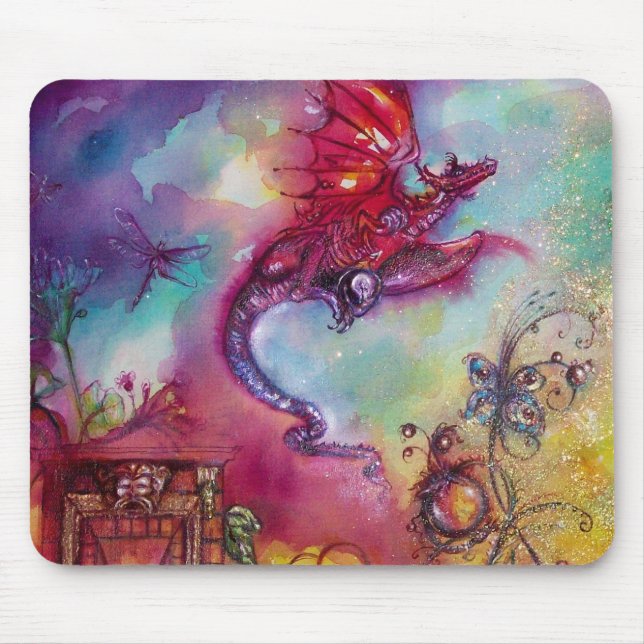 GARTEN DER VERLORENEN SCHATTEN - ROTER RAGON FLIEG MOUSEPAD (Vorne)