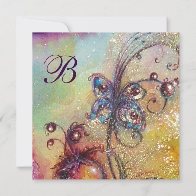 GARTEN DER VERLORENEN SCHATTEN, SCHALTFLY Monogram Ankündigung (Vorderseite)