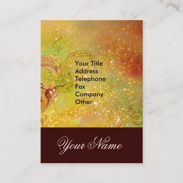 GARTEN DER VERLORENEN SCHATTEN - STERNSTEUERMONOGR VISITENKARTE (Vorderseite)