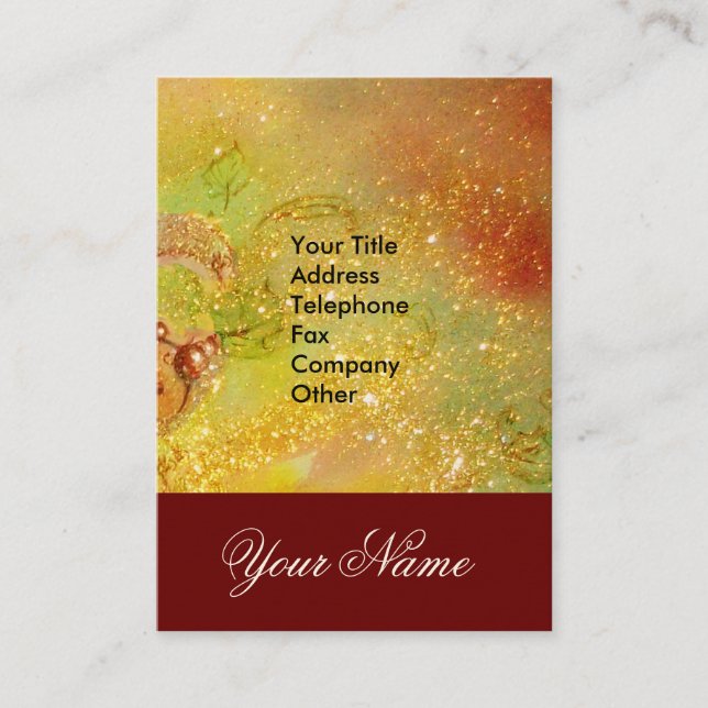 GARTEN DER VERLORENEN SCHATTEN - STERNSTEUERMONOGR VISITENKARTE (Vorderseite)