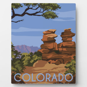 Garten des Colorado Fotoplatte