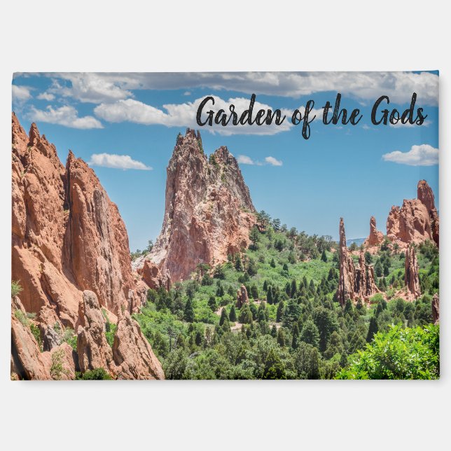 Garten des Gods Colorado Landschaft Magnet (Vorderseite)