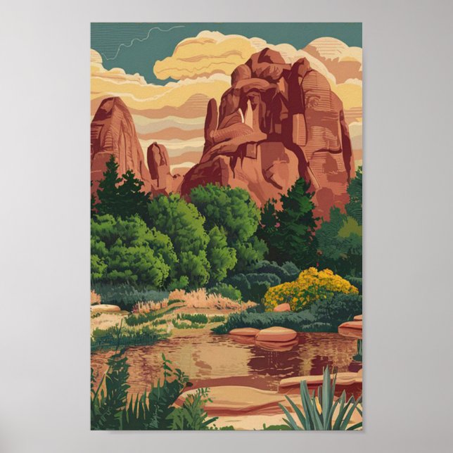 Garten des Gods Colorado Poster (Vorne)