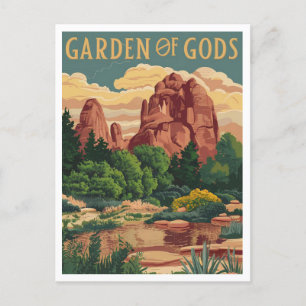 Garten des Gods Colorado Postkarte
