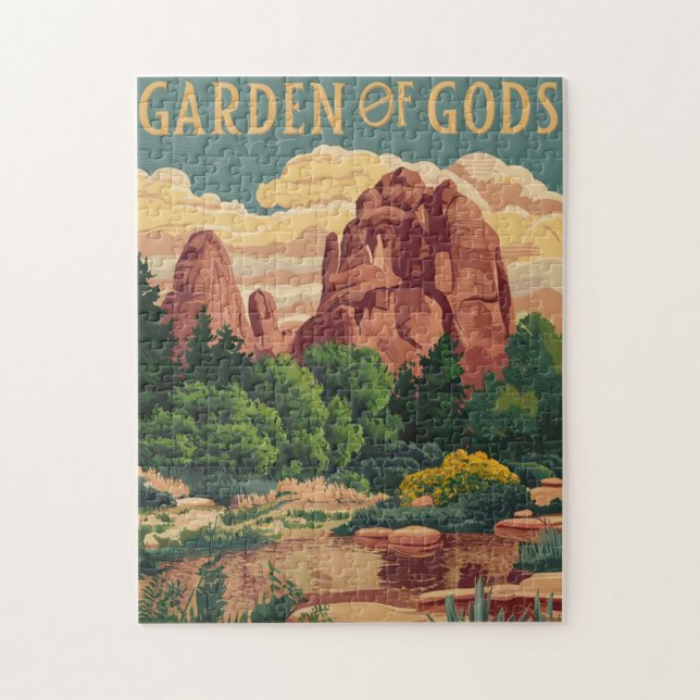 Garten des Gods Colorado Puzzle (Vertikal)