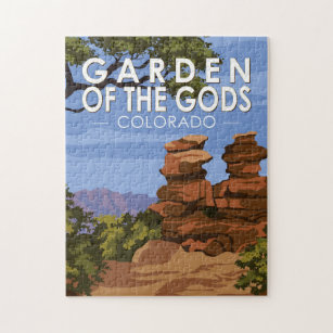Garten des Gods Colorado Vintag Puzzle