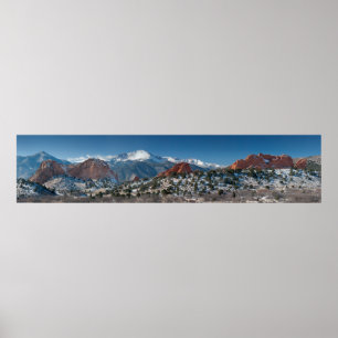 Garten des Gods Landschaftlich Panorama Poster