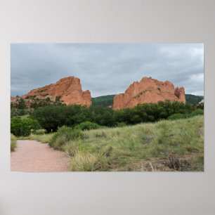 Garten des Gottes Monoliths Poster