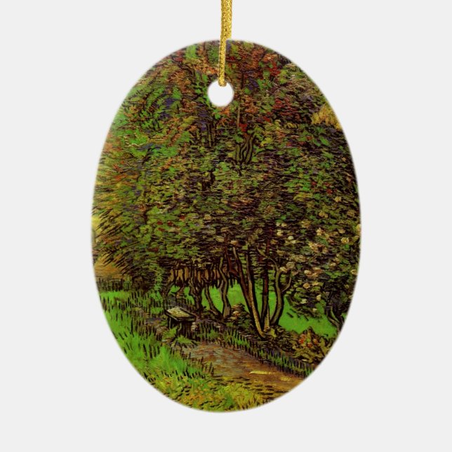 Garten des Heiligen-Paul-Krankenhauses von Vincent Keramikornament (Vorne)