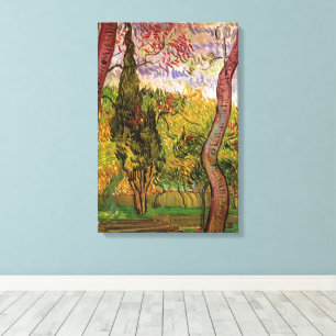 Garten des Heiligen-Paul-Krankenhauses von Vincent Leinwanddruck