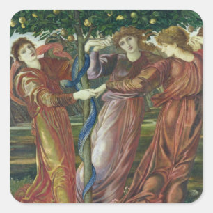 Garten des Hesperides, 1869-73 Quadratischer Aufkleber