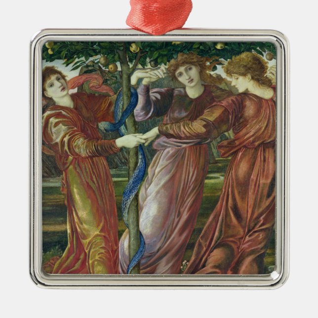 Garten des Hesperides, 1869-73 Silbernes Ornament (Vorne)