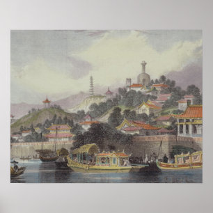 Garten des Kaiserpalastes, Peking, aus der China Poster