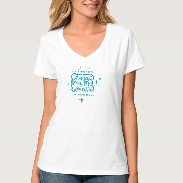 Garten des Logos des Allah Hotels T-Shirt (Vorderseite)