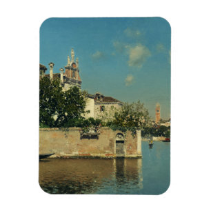 Garten des Palazzo Vendramin in Venedig Magnet