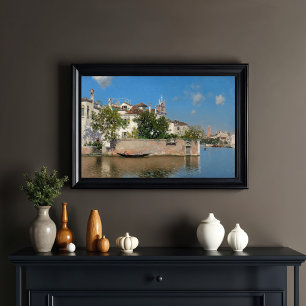 Garten des Palazzo Vendramin, Martin Rico Poster