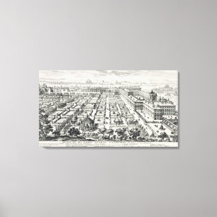 Gärten des Quirinale, von 'Li Giardini di Rom Leinwanddruck