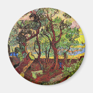 Garten des Saint-Paul Hospital Van Gogh Kunstvoll Magnet