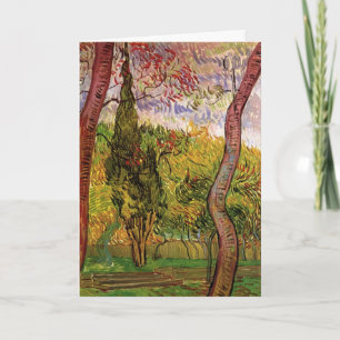 Garten des Saint-Paul-Hospitals von Vincent van Go Karte