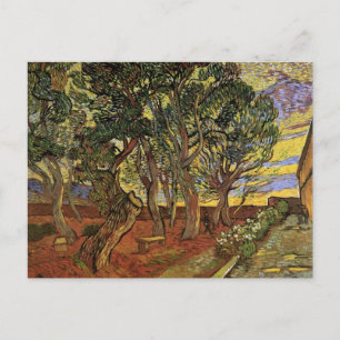 Garten des Saint-Paul-Hospitals von Vincent van Go Postkarte