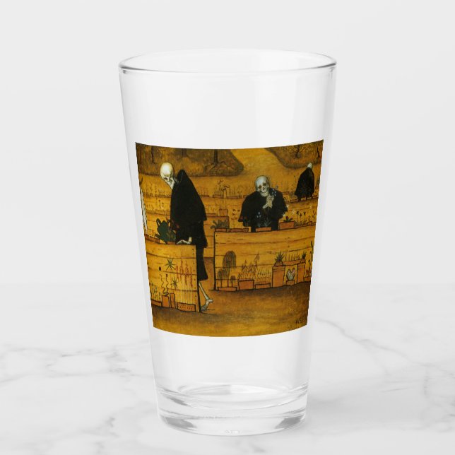Garten des Todes (von Hugo Simberg) Glas (Vorderseite)
