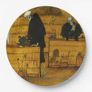 Garten des Todes (von Hugo Simberg) Pappteller