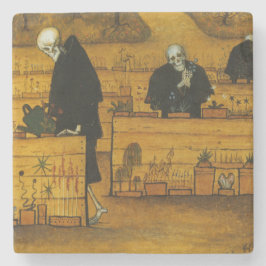 Garten des Todes (von Hugo Simberg) Steinuntersetzer