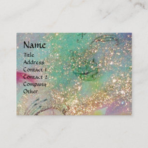 GARTEN DES VERLORENEN SCHADOWS-BUTTERFLY-MONOGRAMM VISITENKARTE