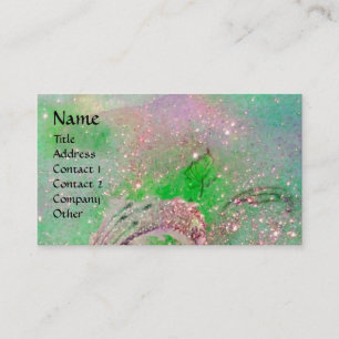 GARTEN DES VERLORENEN SCHADOWS-BUTTERFLY-MONOGRAMM VISITENKARTE