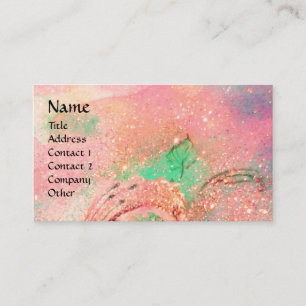 GARTEN DES VERLORENEN SCHADOWS-BUTTERFLY-MONOGRAMM VISITENKARTE