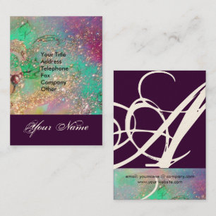 GARTEN DES VERLORENEN SCHADOWS-MONOGRAMM 1 VISITENKARTE