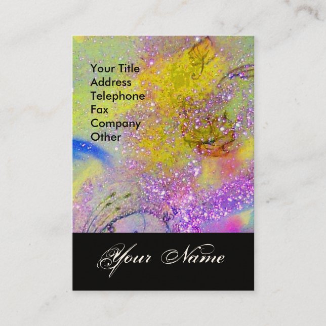 GARTEN DES VERLORENEN STERNSTERNMONOGRAMM 1 VISITENKARTE (Vorderseite)