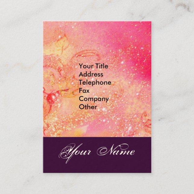 GARTEN DES VERLORENEN STERNSTERNMONOGRAMM 1 VISITENKARTE (Vorderseite)