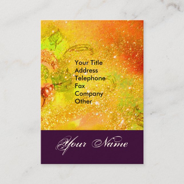 GARTEN DES VERLORENEN STERNSTERNMONOGRAMM 1 VISITENKARTE (Vorderseite)