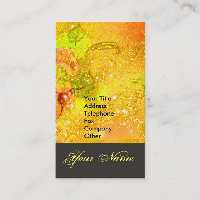 GARTEN DES VERLORENEN STERNSTERNMONOGRAMM 1 VISITENKARTE (Vorderseite)