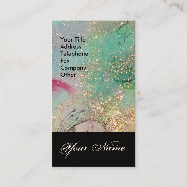 GARTEN DES VERLORENEN STERNSTERNMONOGRAMM 1 VISITENKARTE (Vorderseite)