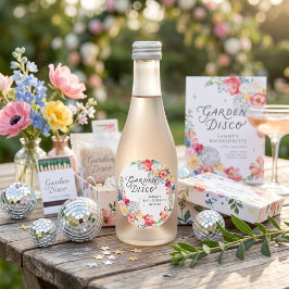Garten Disco Junggesellinnenabschied Geschenkaufkl Runder Aufkleber