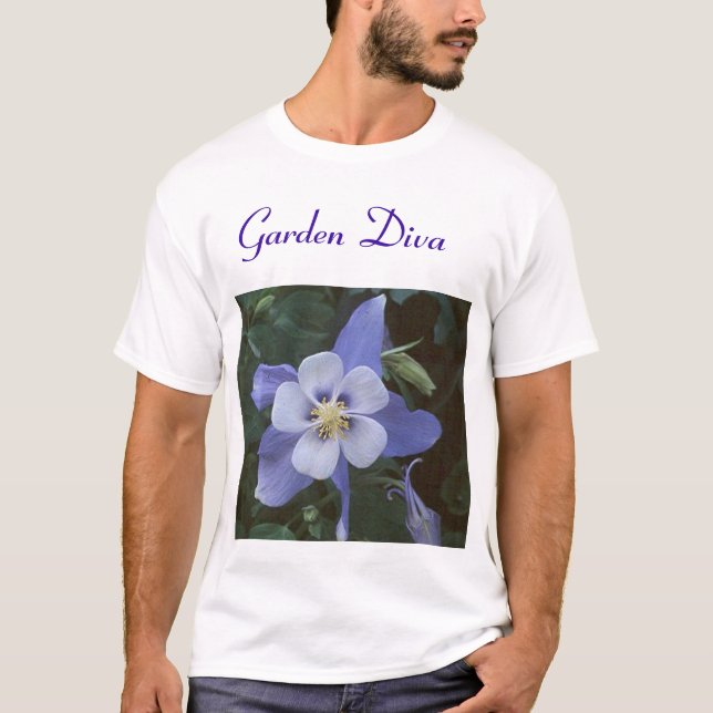 Garten-Diva T-Shirt (Vorderseite)