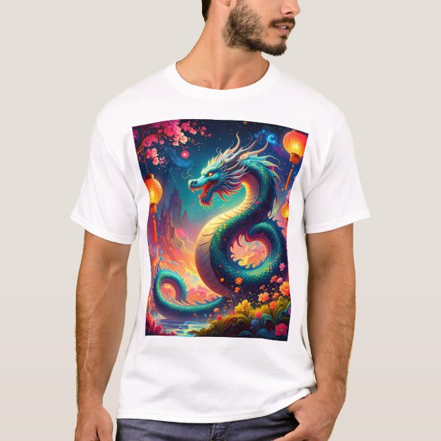 Garten-Drache T-Shirt (Vorderseite)