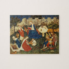 Garten Eden Mittelalter Kunst Puzzle