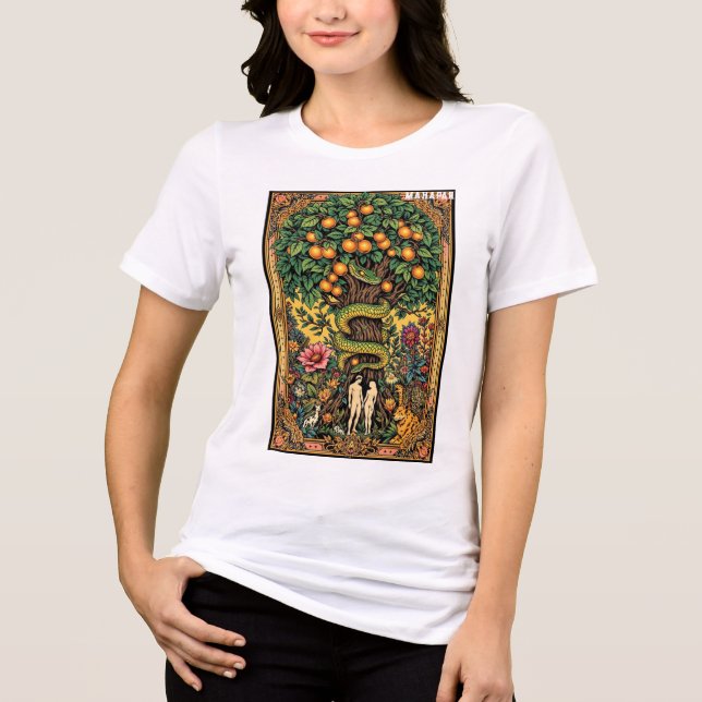 "Garten Eden Tattoo Art" Tri-Blend Shirt (Vorderseite)