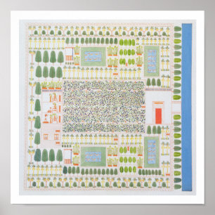 Garten eines hochrangigen ägyptischen Dignitars, a Poster