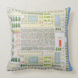 Garten eines hohen ägyptischen Würdenträgers, v Kissen