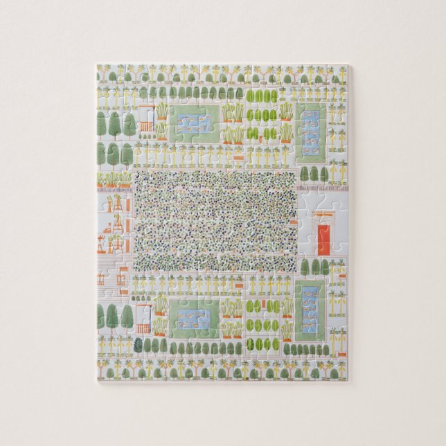 Garten eines hohen ägyptischen Würdenträgers, von Puzzle (Vertikal)