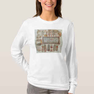 Garten eines privaten Anwesens mit einem T-Shirt