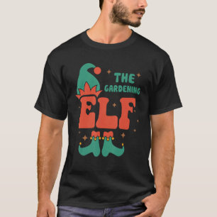 Garten-Elf-Familie passende Weihnachts-PJs Lustig T-Shirt